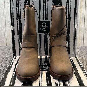 Dolce Vita Women’s  Dark Taupe Moto Boots Size 7 New with Tags